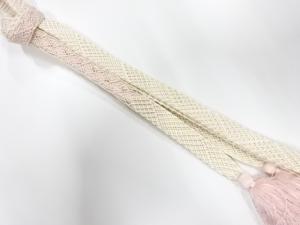 正絹　夏手組帯締め